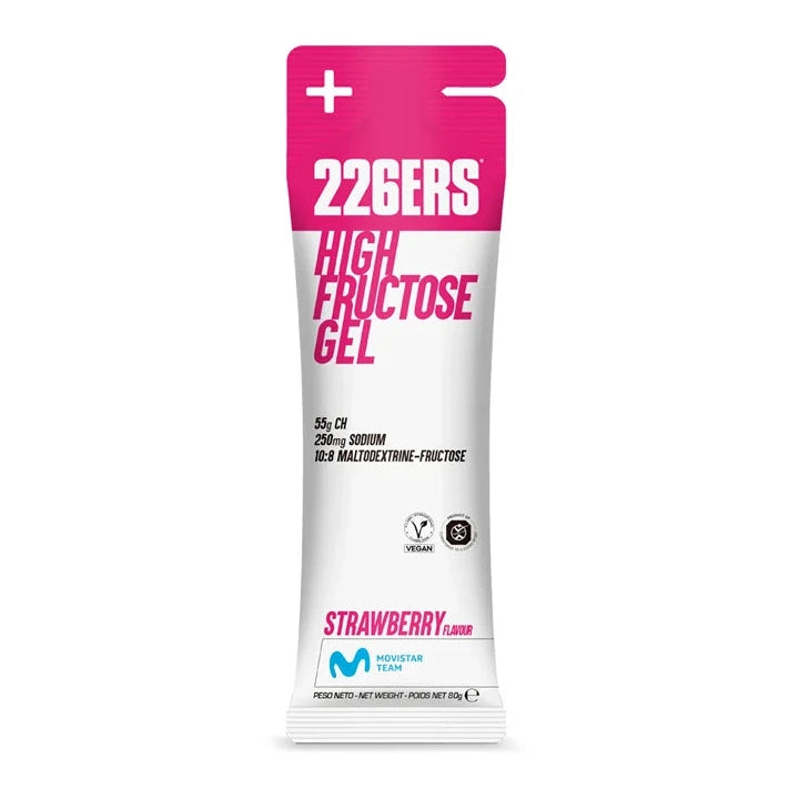 Box High Fructose Gel 226ers 6x80g - Fragola