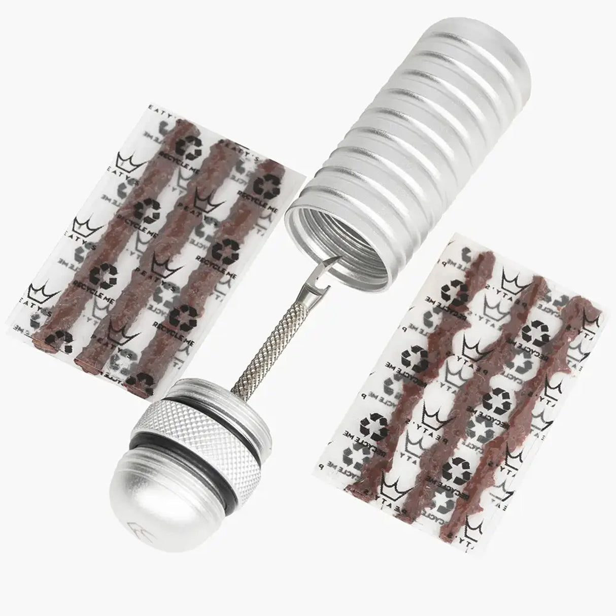 Kit riparazione tubeless per manubrio Peaty's Holeshot - Argento - F