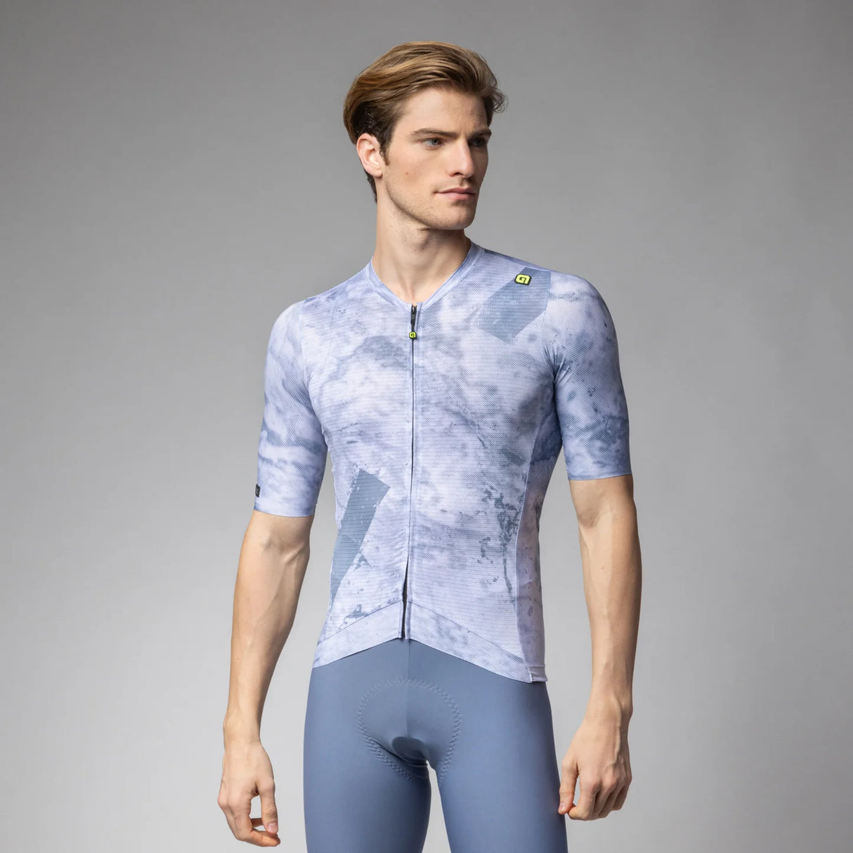Maglia Ale PR-E Marble - Azzurro - G