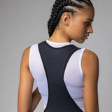 Cuissard à bretelles femme Ale PR-E Strada 2.0 - Noir blanc - E