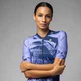 Maglia donna Ale PR-E Palm - Blu - P