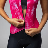 Body donna senza maniche Ale Pragma Mirror - Rosa - H