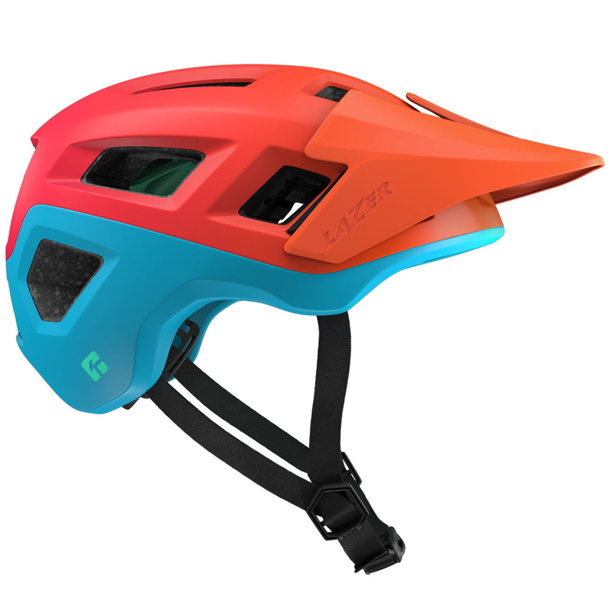 Casco Lazer Coyote KinetiCore - Arancio blu - O