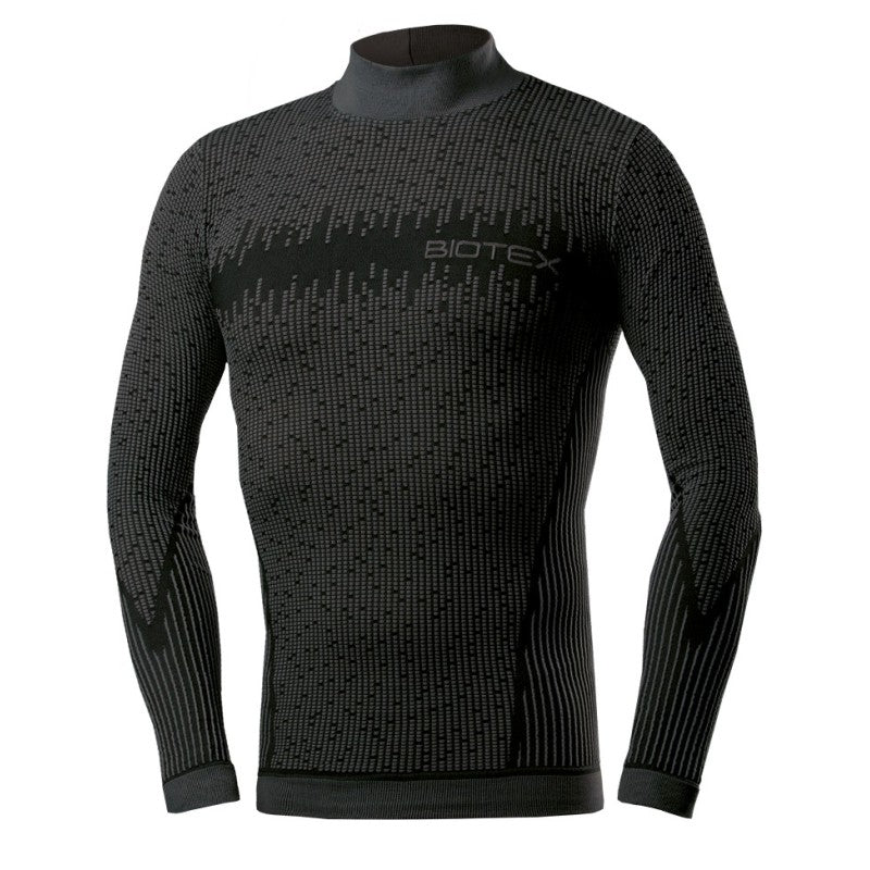 Maglia Intima maniche lunghe Biotex Lupetto 3D - Grigio scuro - N