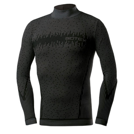 Maglia Intima maniche lunghe Biotex Lupetto 3D - Grigio scuro - N