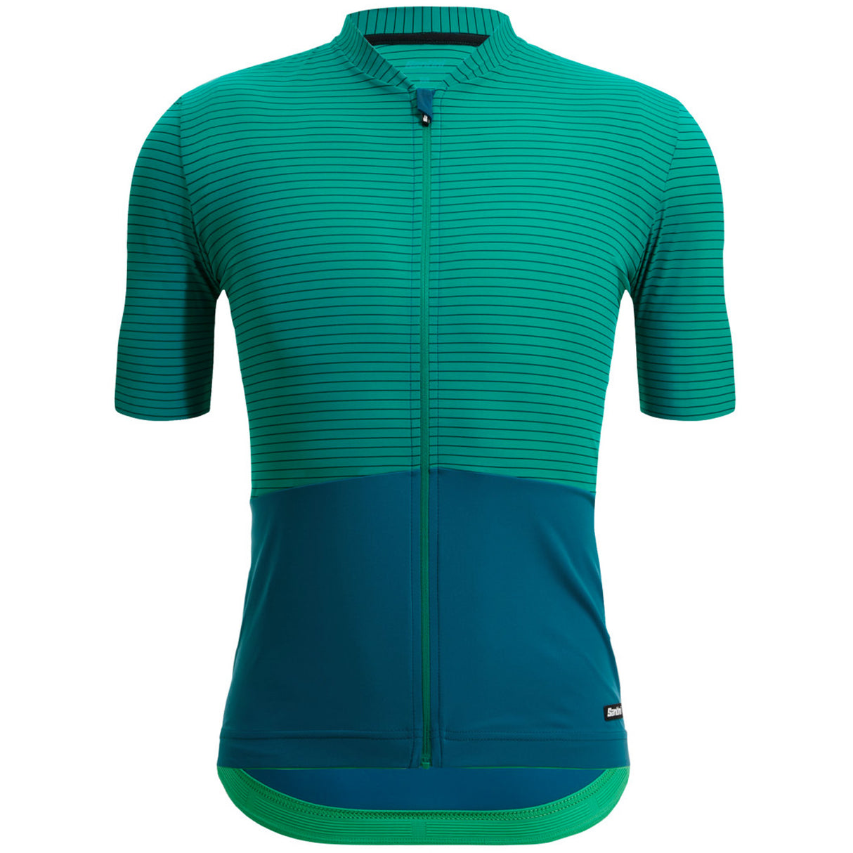 Maglia Santini Color Riga - Verde - M