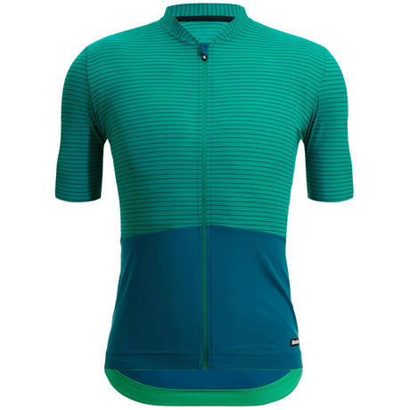 Maglia Santini Color Riga - Verde - M