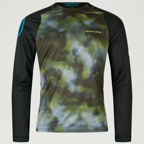 Maglia maniche lunghe Endura Pixel Cloud LTD - Verde - I
