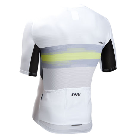 Maglia Northwave Force Evo - Bianco giallo - P