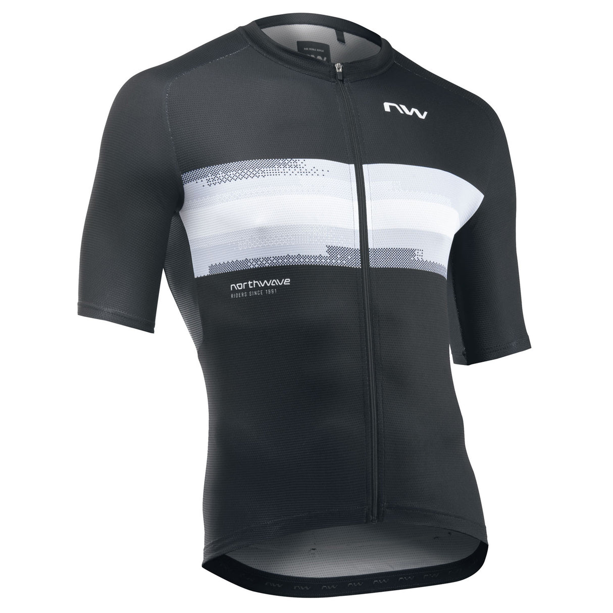 Maglia Northwave Force Evo - Bianco Nero - H
