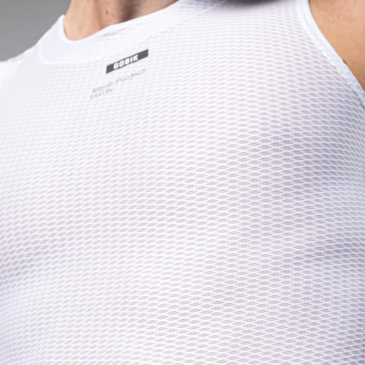 Maglia intima senza maniche Gobik Second Skin Salt - Bianco - E