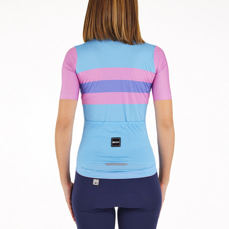 Maglia donna Santini Eco Sleek Bengal - Azzurro rosa - H