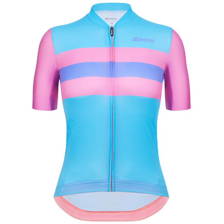Maglia donna Santini Eco Sleek Bengal - Azzurro rosa - G