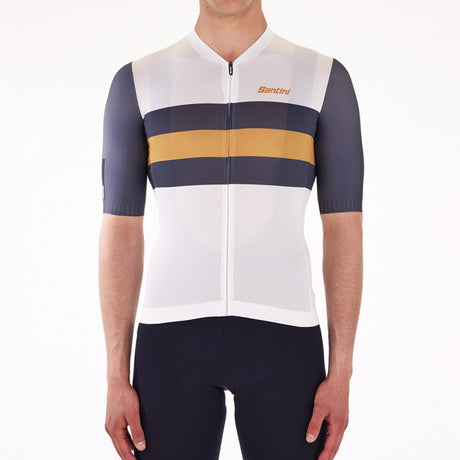 Maglia Santini Sleek Bengal - Bianco - A