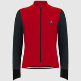 Maglia maniche lunghe Pissei Monviso - Rosso grigio - O