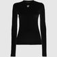Maillot de corps manches longues femme Pissei Mindanao - Noir