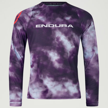 Maglia maniche lunghe Endura Pixel Cloud LTD - Viola - H