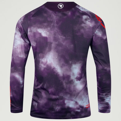 Maglia maniche lunghe Endura Pixel Cloud LTD - Viola - I