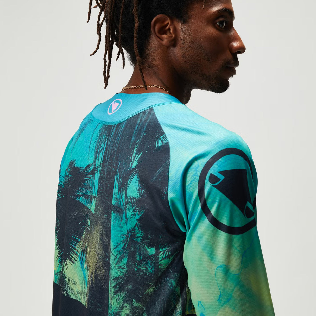 Maglia maniche lunghe Endura Tropical Print LTD - Azzurro - G
