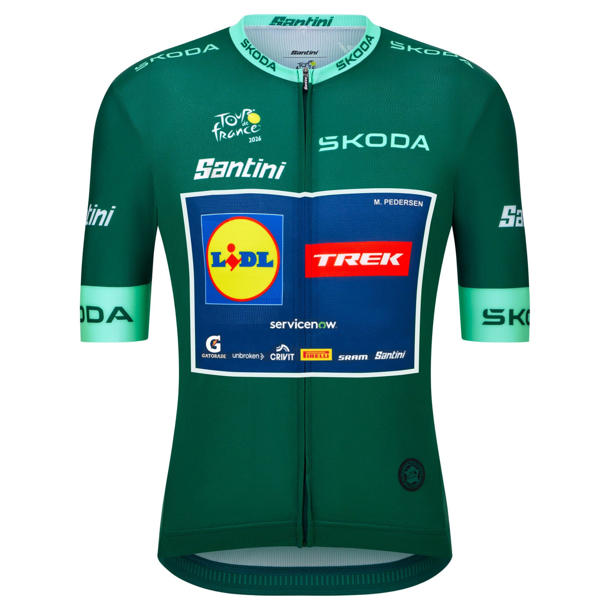Maglia Verde Santini Lidl Trek 2026 - Mads Pedersen
