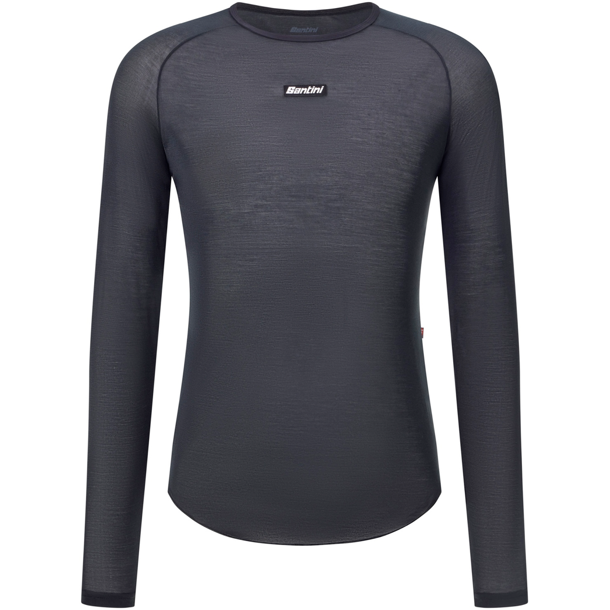 Langarm-Unterhemd Santini Dry - Schwarz