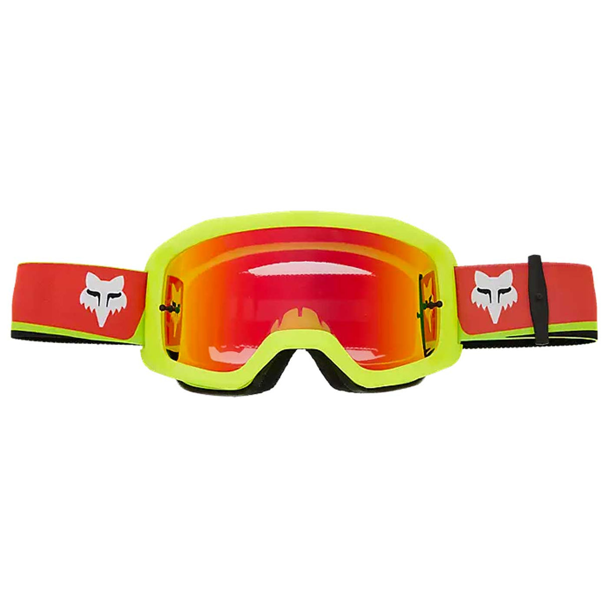 Maschera Fox Main Ballast - Giallo rosso - F
