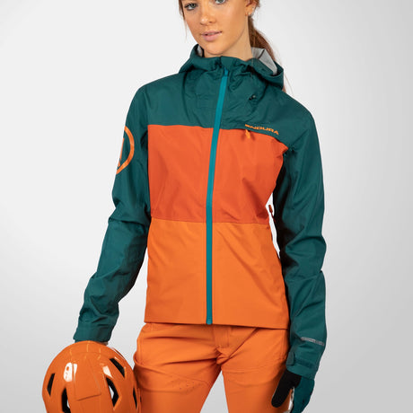 Giacca donna Endura SingleTrack 2 - Arancio - Q