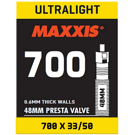 Camera d'aria Maxxis Ultralight 700x33/50 - Presta 48 mm - I