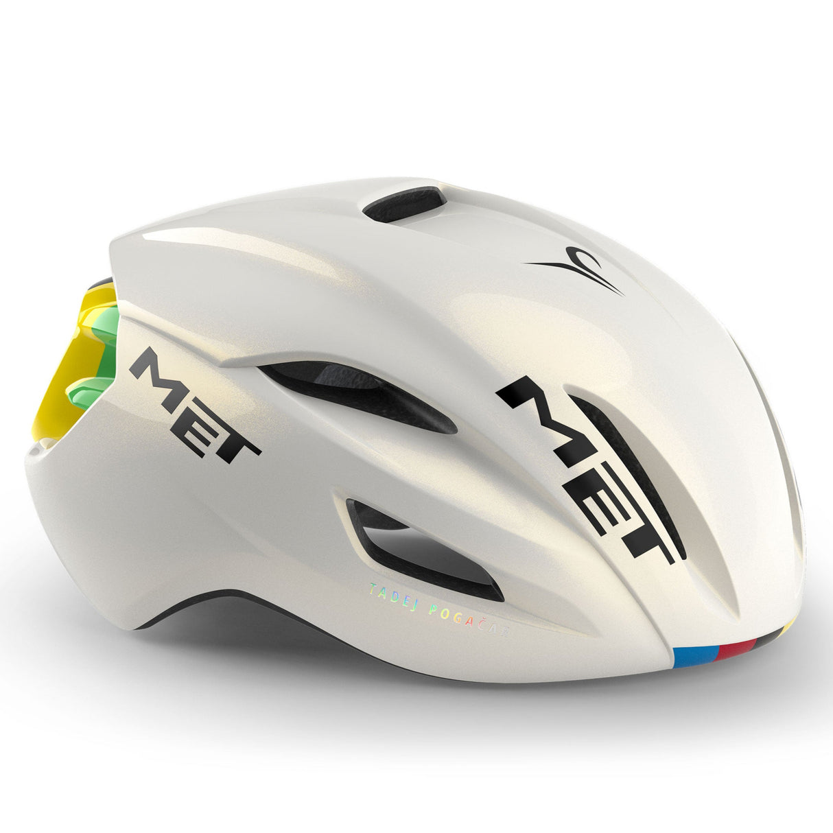 Met Manta Mips Tadej Pogacar radhelm - Rainbow Edition