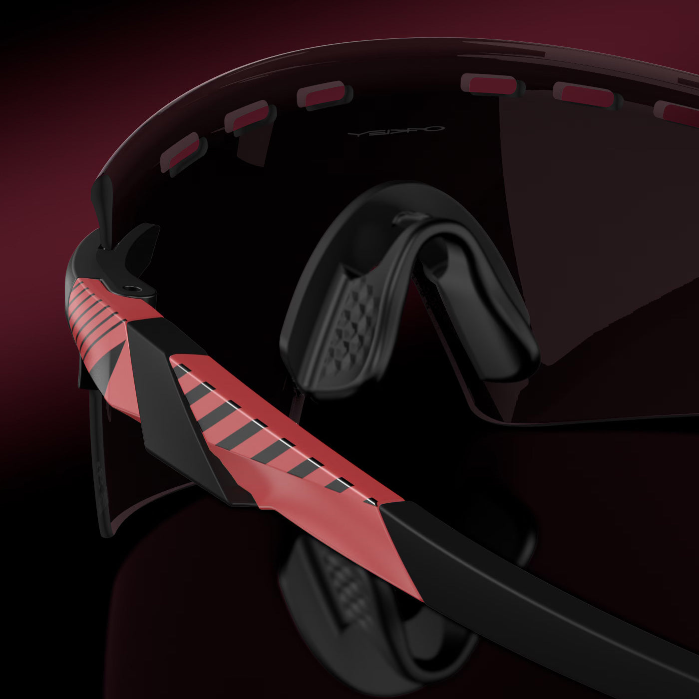 Occhiali Oakley Encoder Strike Vented Giro d'Italia - Pink Stripes Prizm Road - M