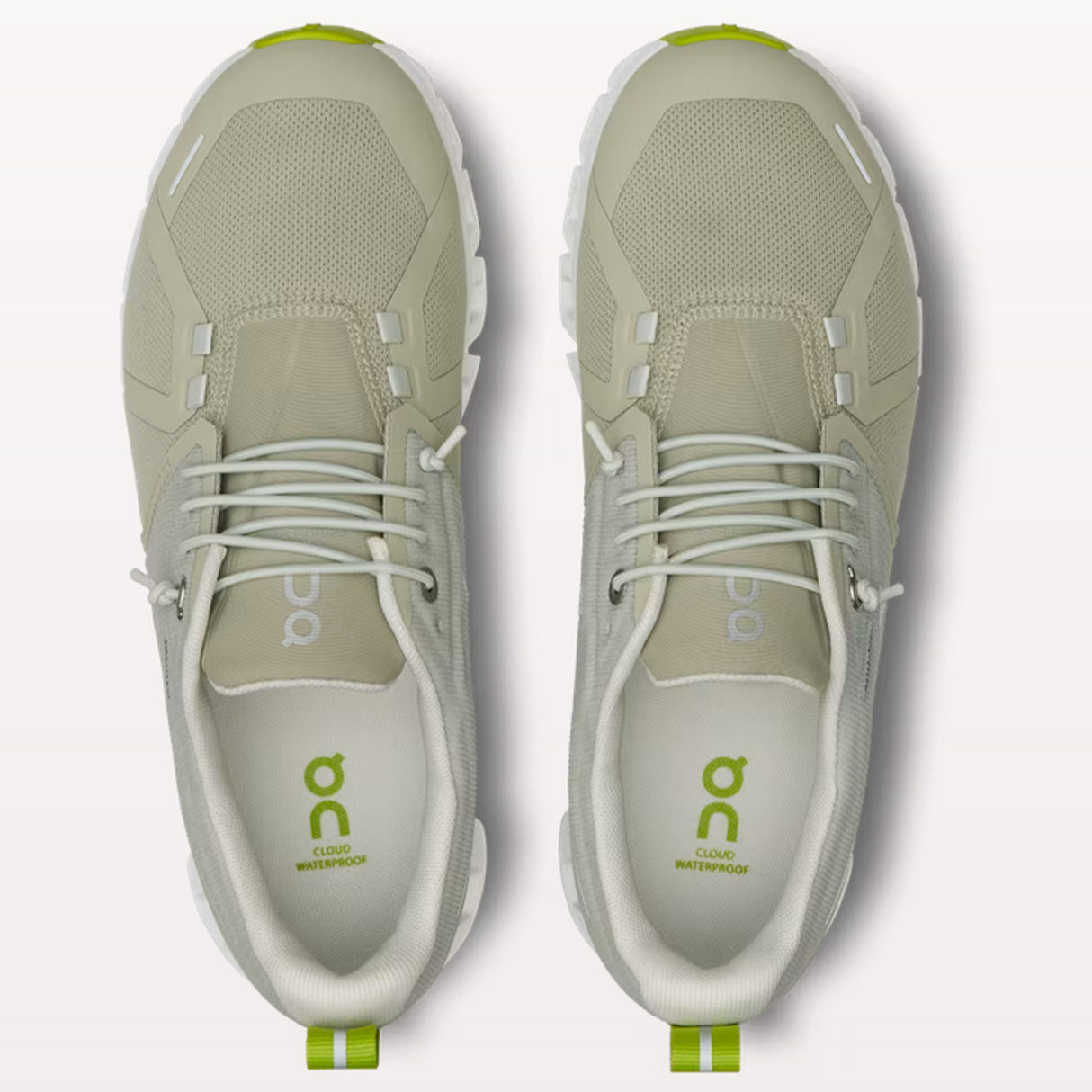Scarpe donna On Cloud 5 Waterproof - Verde chiaro - P