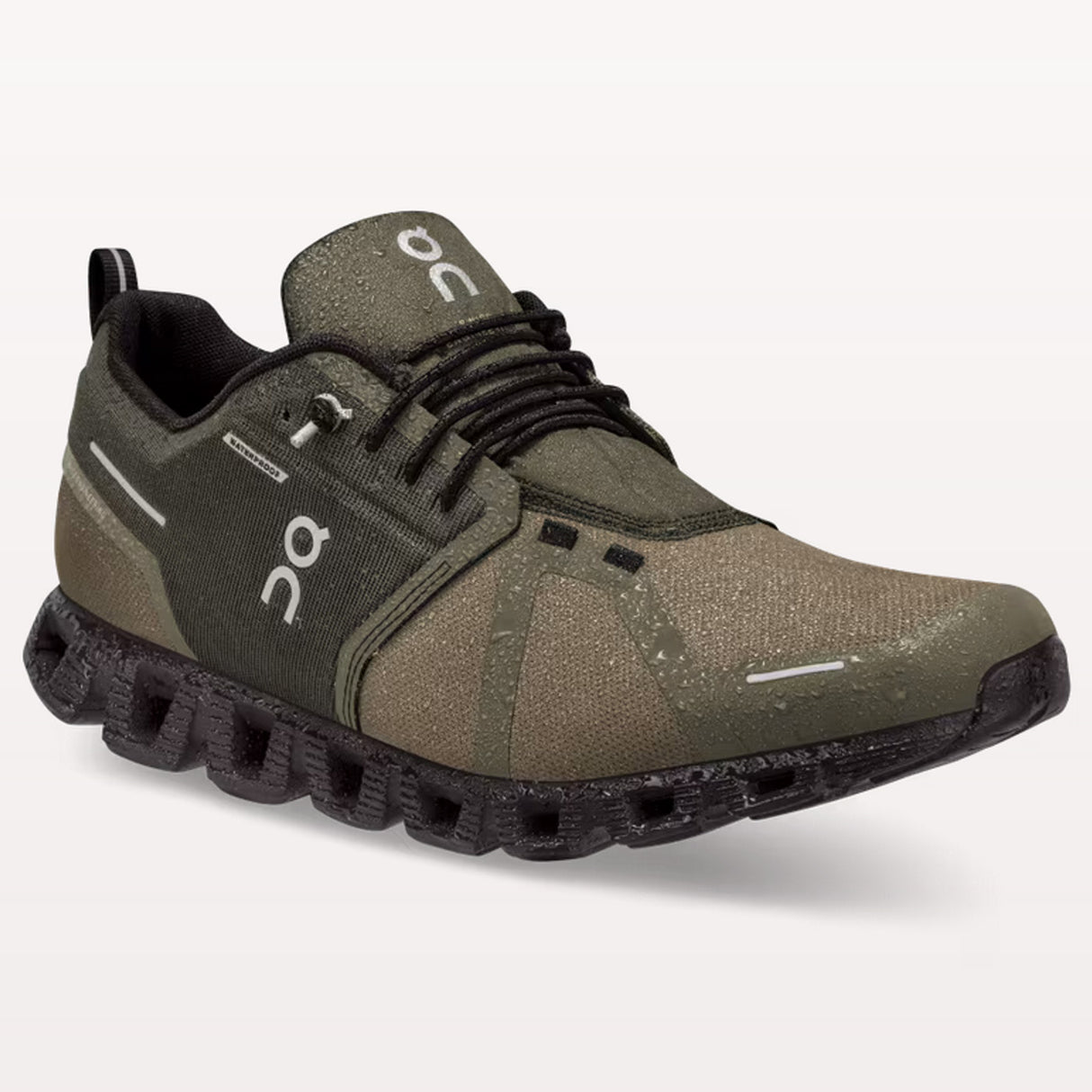 Scarpe On Cloud 5 Waterproof - Marrone - B