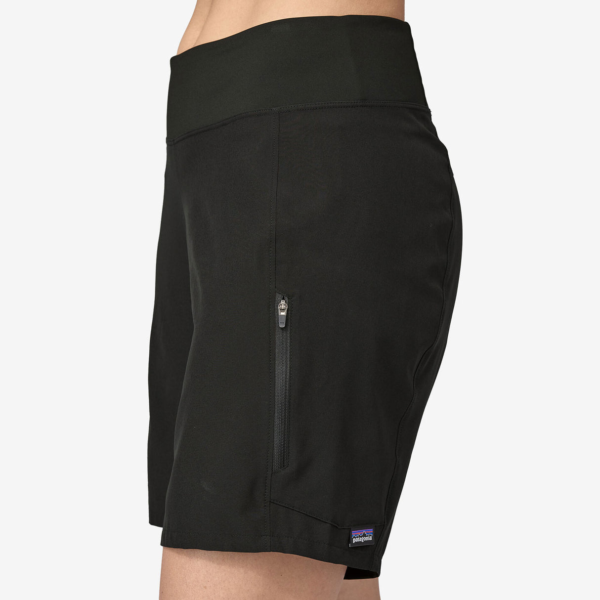 Pantaloncini donna Patagonia Tyrolean Bike - Nero - A