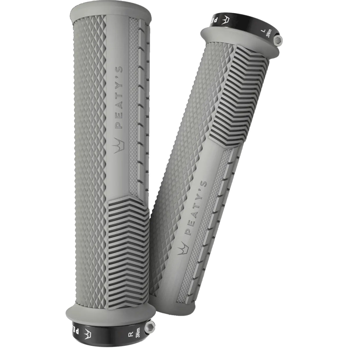 Peaty’s Manopole Monarch Knurl Thin - Grigio - P