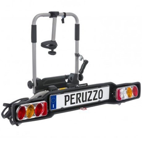 Portabici Peruzzo Parma per 2 biciclette per gancio da traino - M