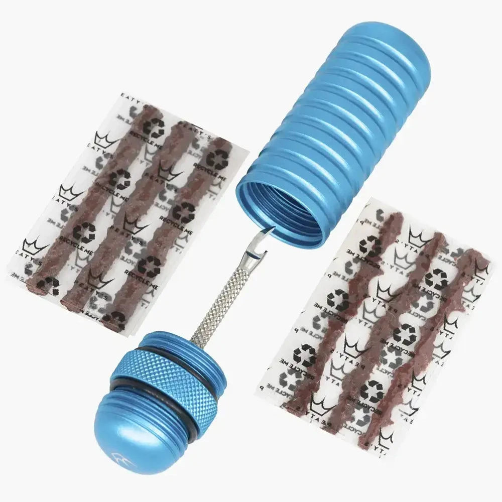 Kit riparazione tubeless per manubrio Peaty's Holeshot - Azzurro - L