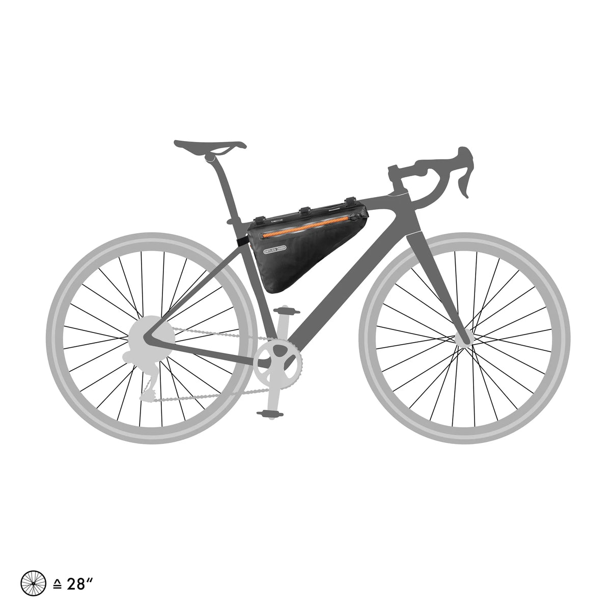 Borsa telaio Ortlieb Frame-Pack 4L - Nero - A