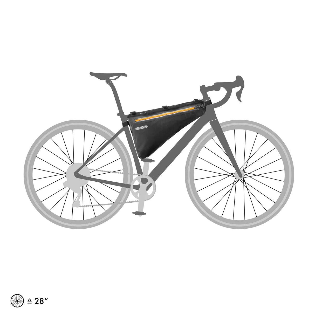 Borsa telaio Ortlieb Frame-Pack 6L - Nero - A