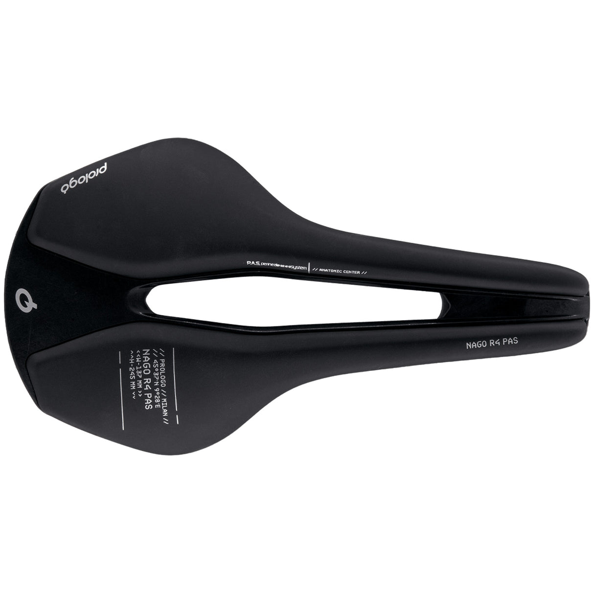 Sella Prologo Nago R4 Pas Tirox - Nero - O