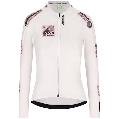 Maglia donna maniche lunghe Q36.5 Gregarius Hybrid Light Retrofuture - Bianco - M