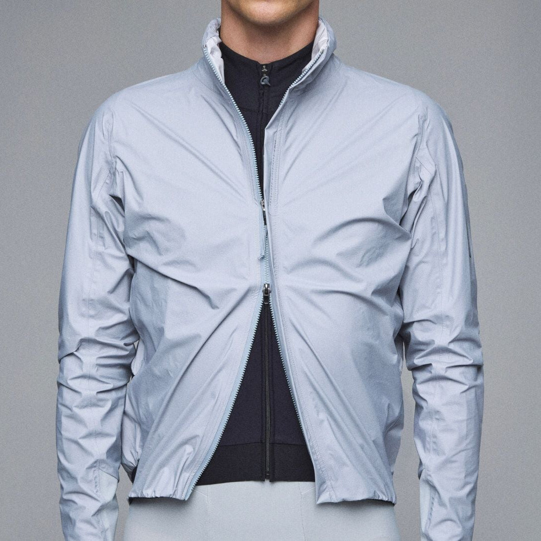 Mantellina Q36.5 Rain Shell Protection - Grigio Chiaro