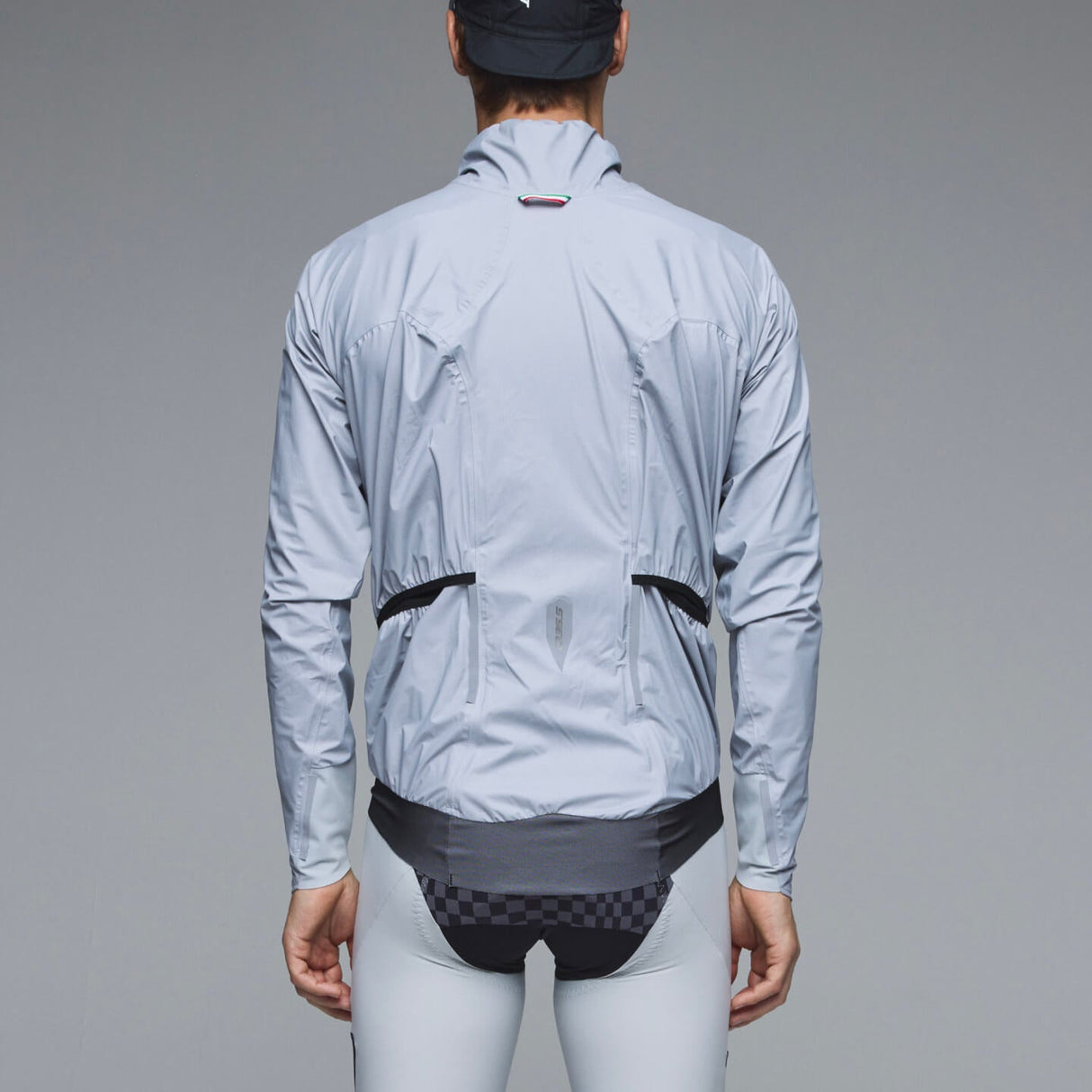 Mantellina Q36.5 Rain Shell Protection - Grigio Chiaro