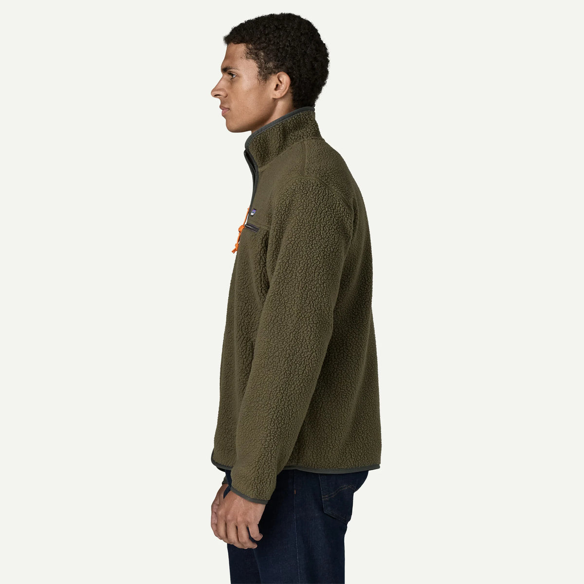 Patagonia Retro Pile Fleece Jacke - Dunkelgrün