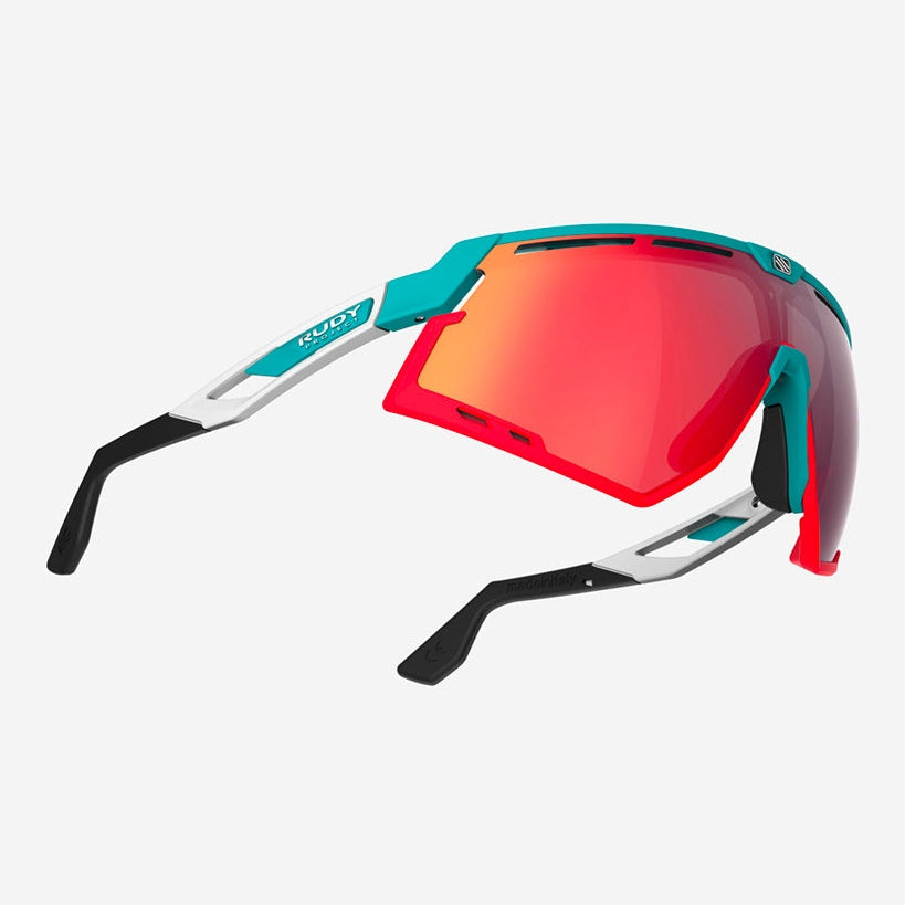 Occhiali Rudy Defender - Emerald White Matte Multilaser Red - I