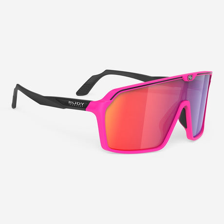 Occhiali Rudy Spinshield - Pink Fluo Black Matte Multilaser Red - P