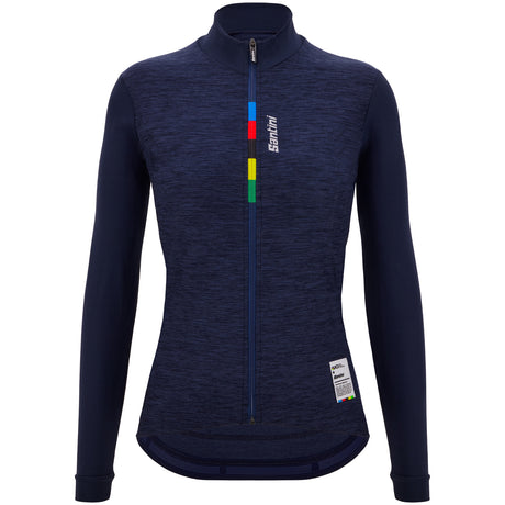 Maglia maniche lunghe donna Santini UCI Official Pure - Blu - I