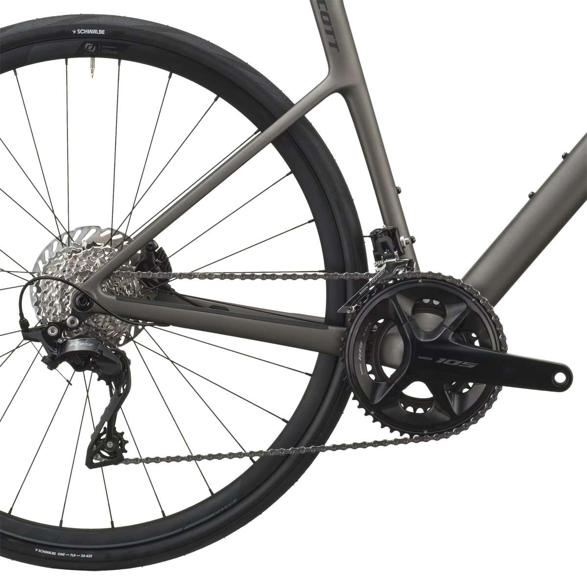 Scott Addict 50 - Gris mat