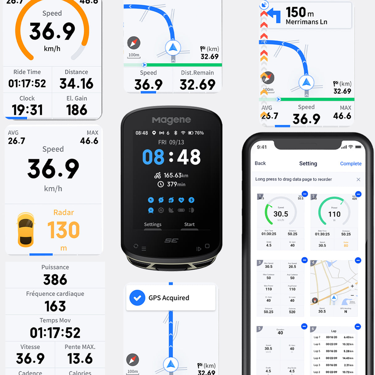 Magene C506 SE Smart GPS - F