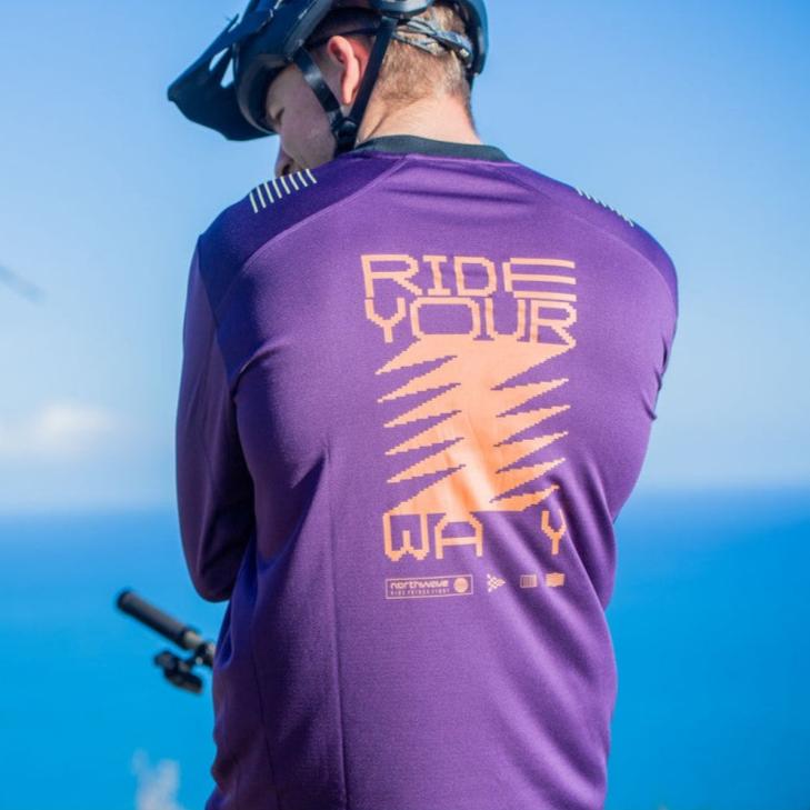Maglia maniche lunghe Northwave Sharp - Viola - P
