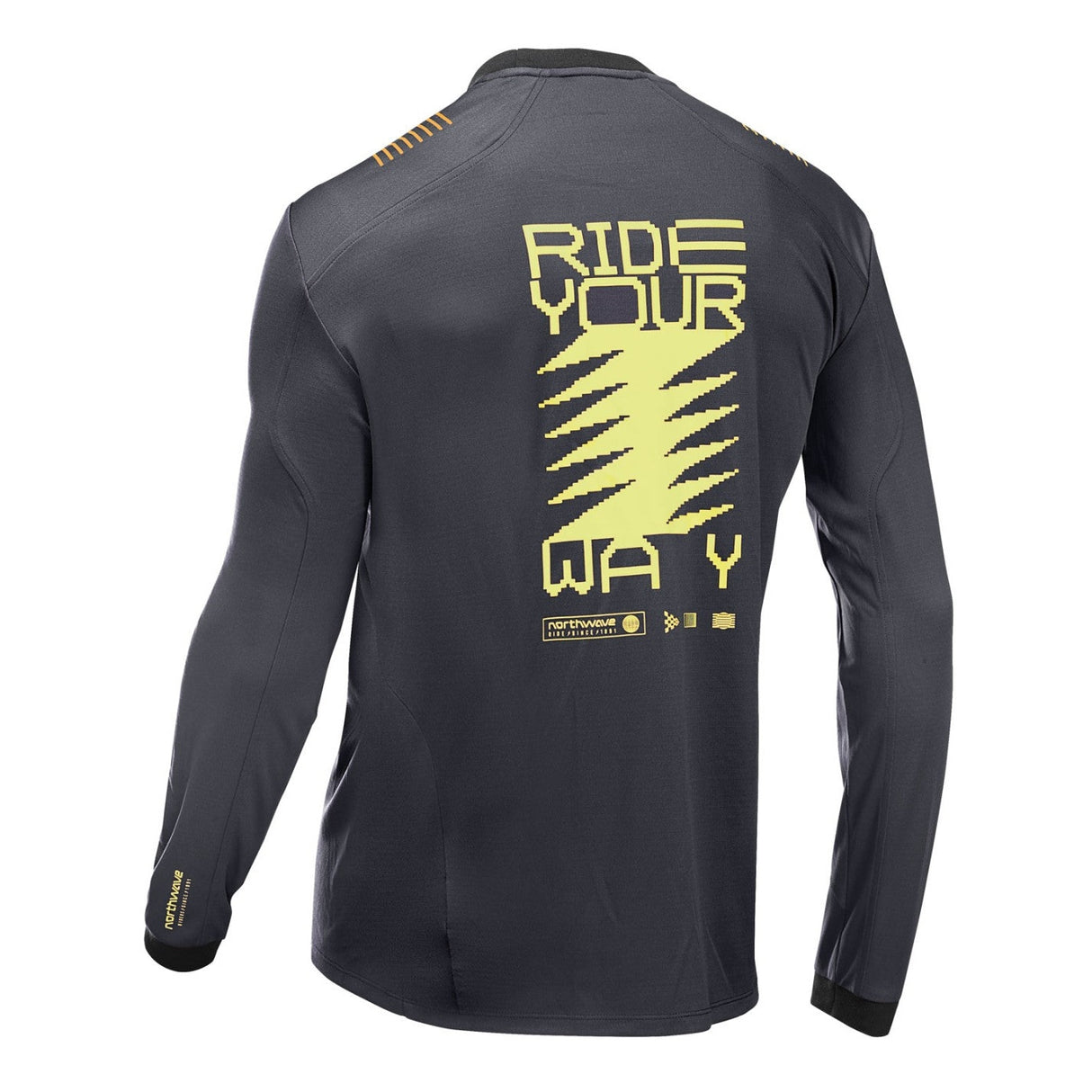 Maglia maniche lunghe Northwave Sharp - Nero verde - H